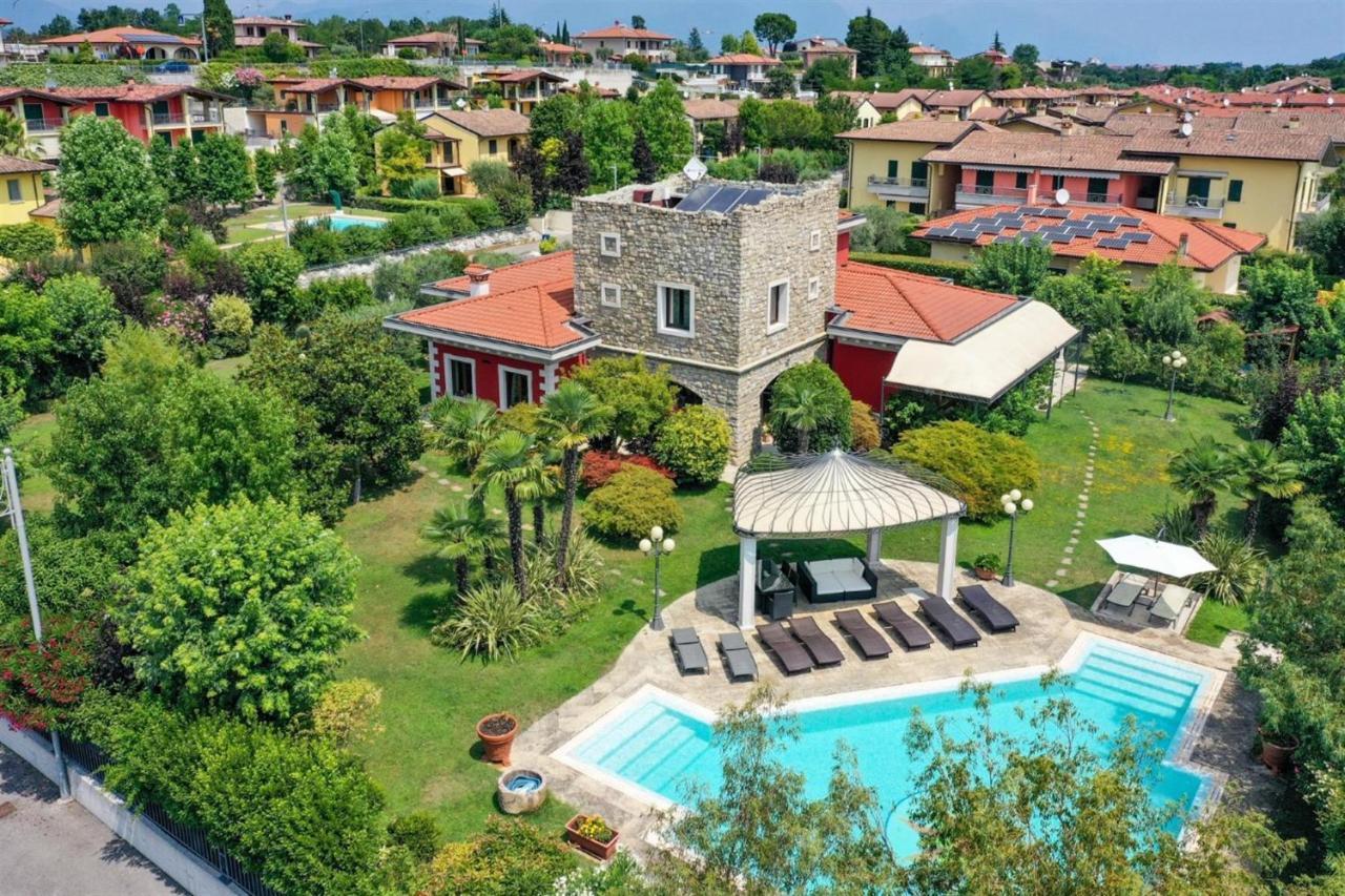 Private Luxury Villa With Pool Moniga del Garda Exterior photo