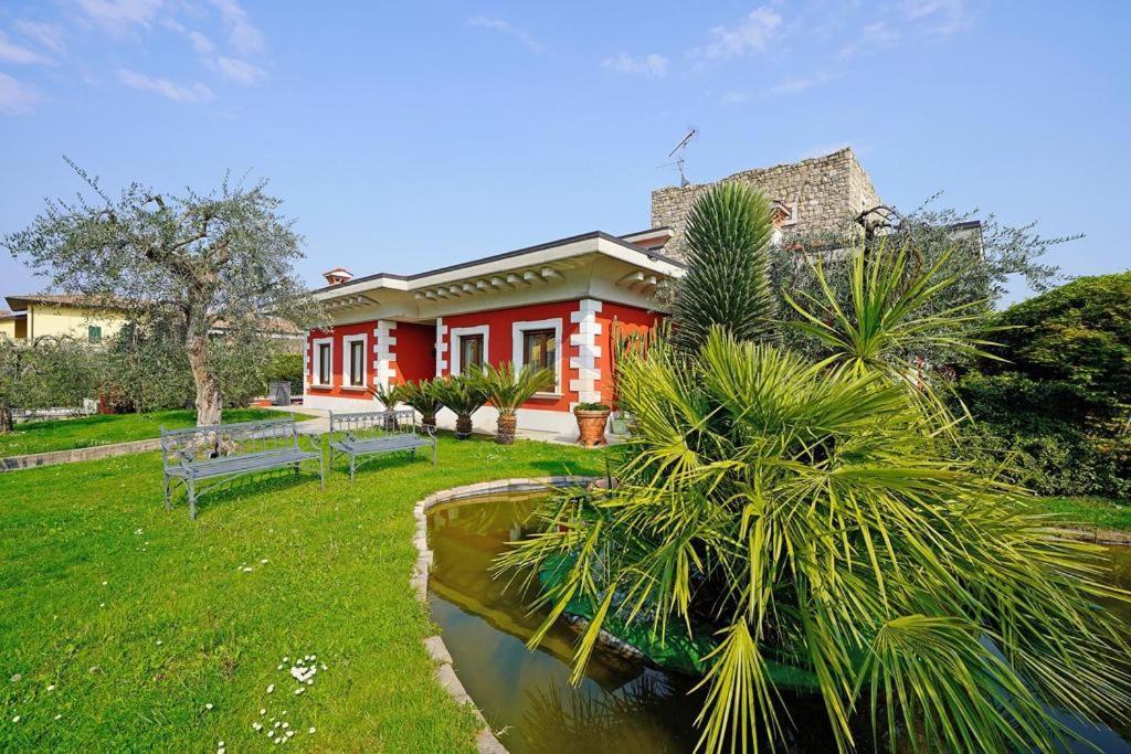 Private Luxury Villa With Pool Moniga del Garda Exterior photo